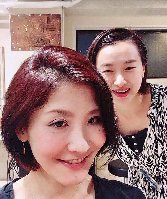 髪がどんどん短くなりまっせ！！(๑•̀ㅂ•́)و✧  笑カナコいつもありがとうー！#原宿 #ヘアサロン